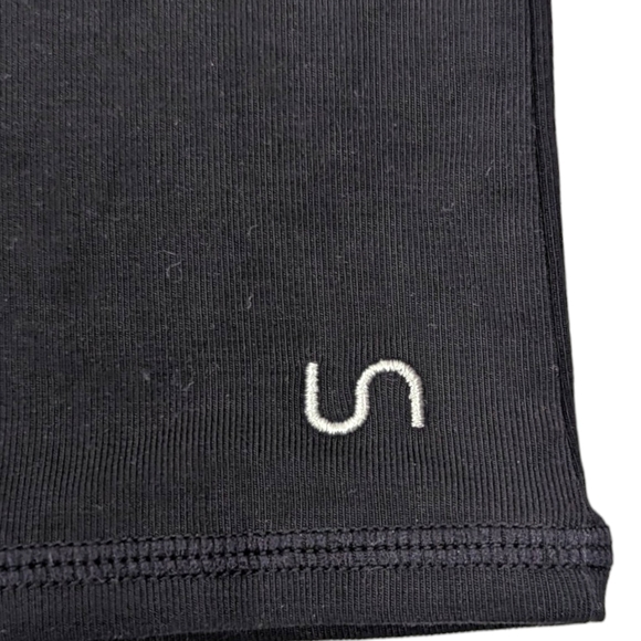 Urban Savage Studded Crop Tee Tank Top NEW Womens Large Black Workout Athletic - Picture 11 of 13